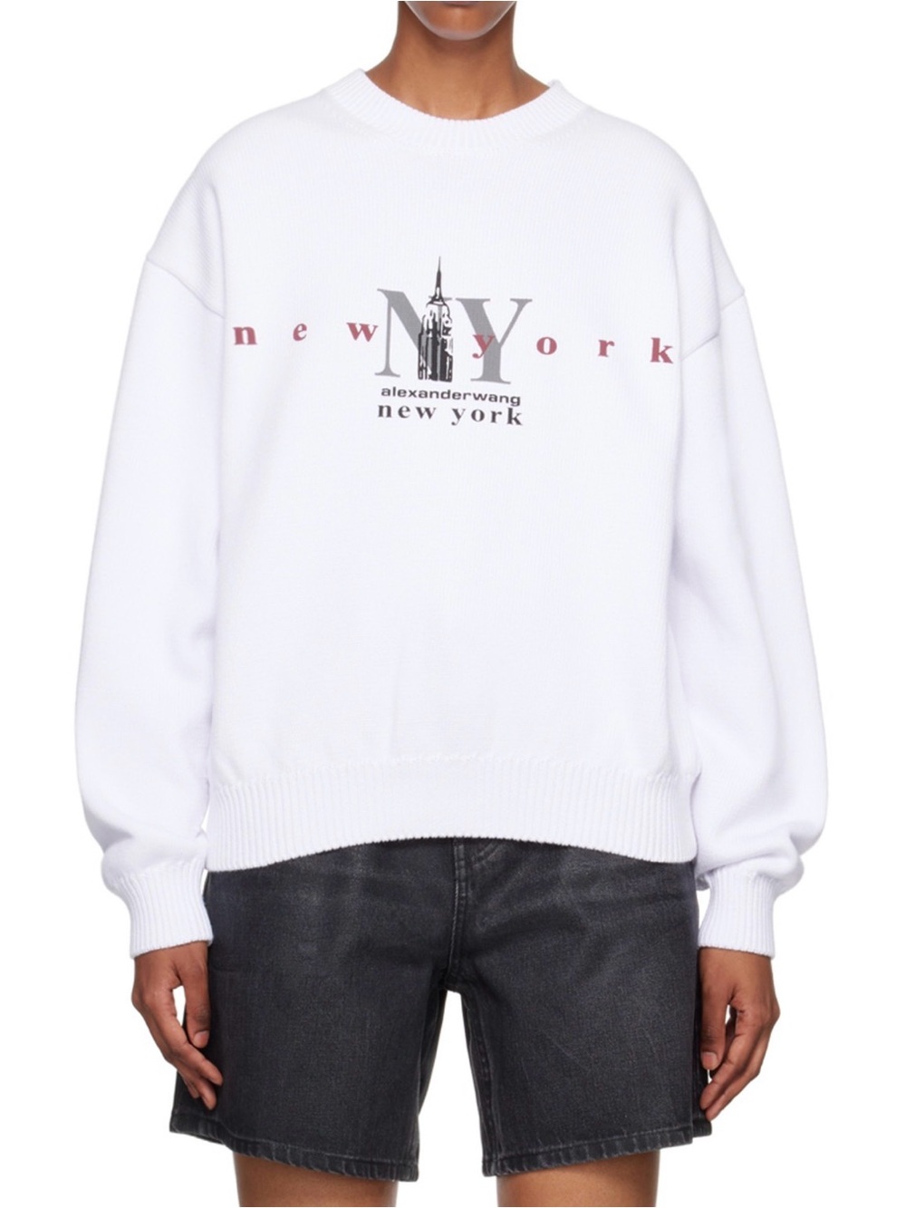 Alexander Wang New York Crewneck Sweatshirt